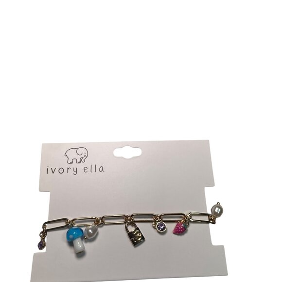 Ivory Ella Gold Charm Bracelet – New with Tags - Picture 1 of 4